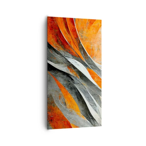 Bild auf Leinwand - Leinwandbild - Hitze und Kälte - 65x120 cm
