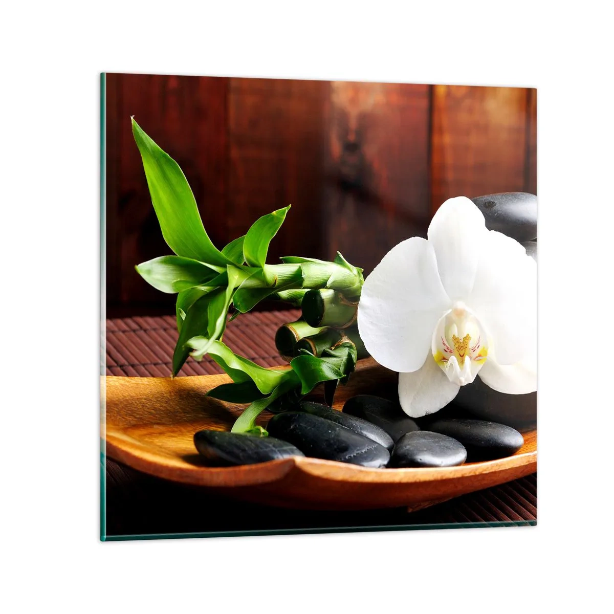 Glasbild - Bild auf glas - Geben Sie sich dem Hauch der Natur hin - 50x50 cm