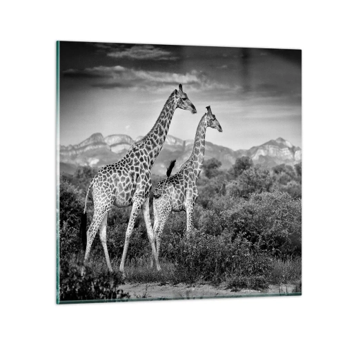 Glasbild - Bild auf glas - Hohe Sphären in Afrika - 30x30 cm