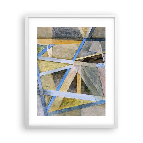 Poster in einem weißen Rahmen - Gerade oder diagonal? - 40x50 cm