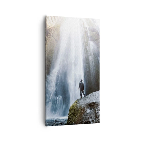 Bild auf Leinwand - Leinwandbild - Wiederherstellung der Proportionen - 55x100 cm