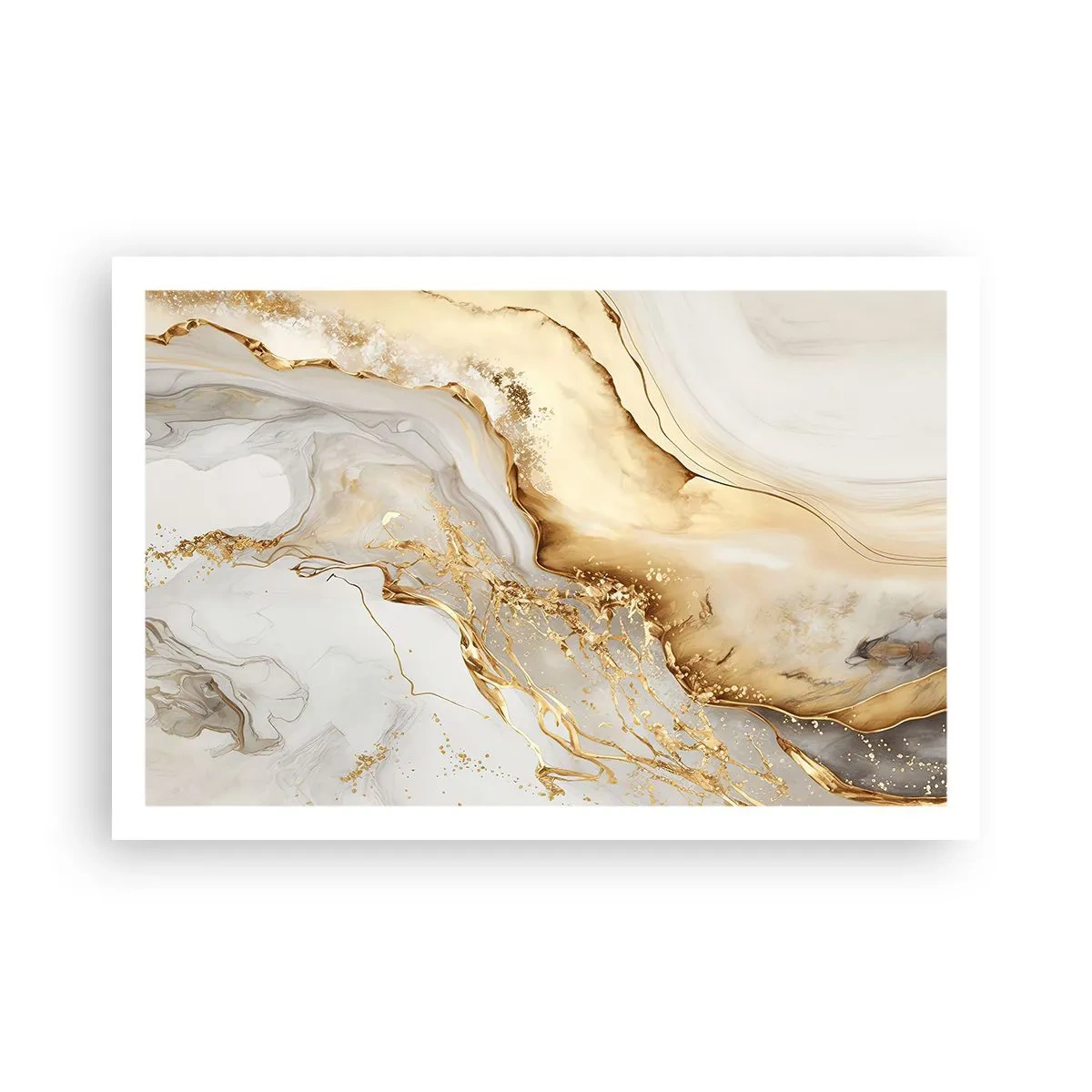 Poster - Abstraktion: Schönheit und Güte - 91x61 cm