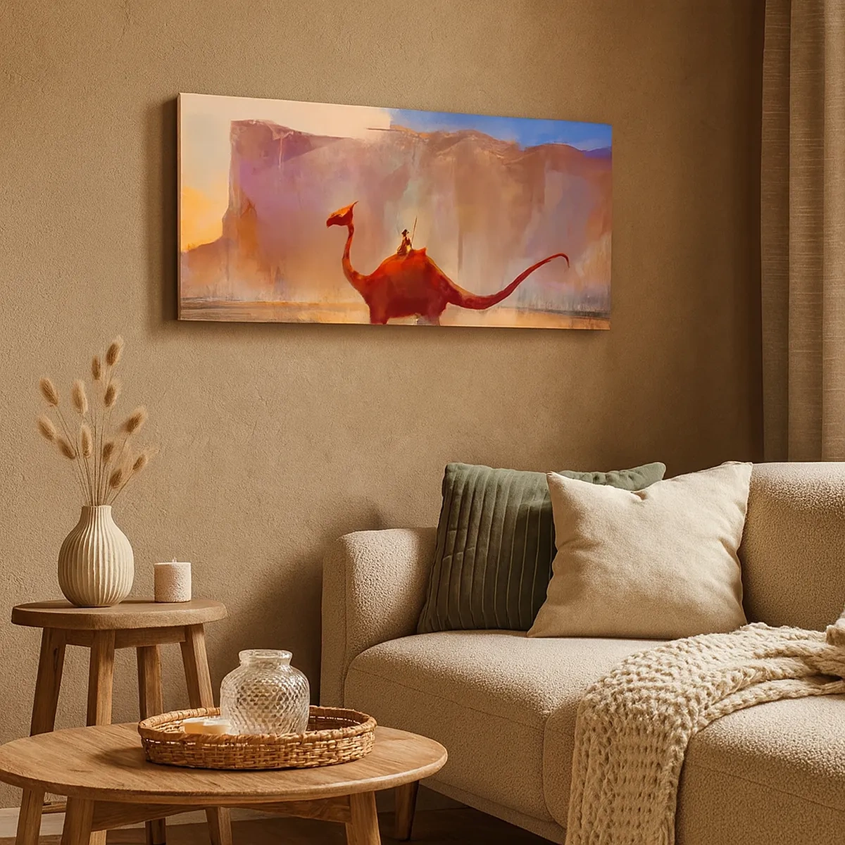 Bild auf Leinwand - Leinwandbild - Wenn sie nicht ausgestorben wären - 30x30 cm