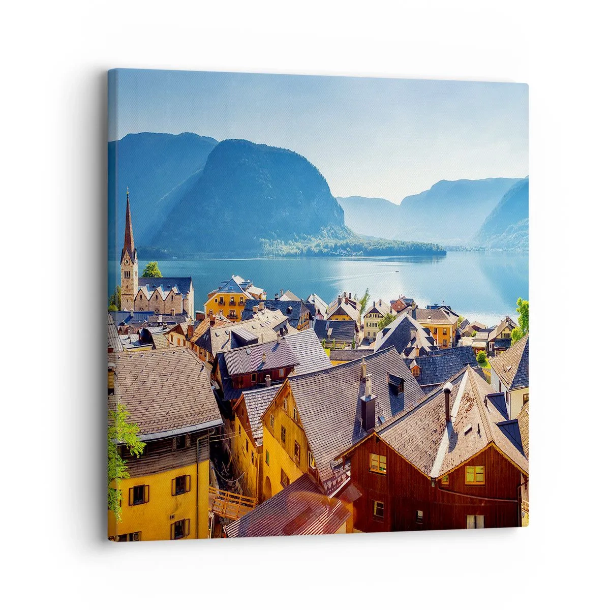 Bild auf Leinwand - Leinwandbild - Es könnte nicht malerischer sein - 30x30 cm