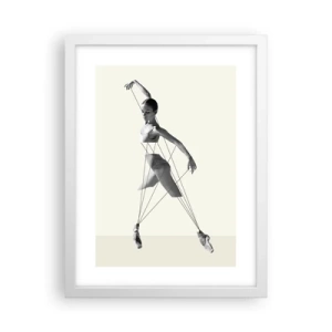 Poster in einem weißen Rahmen - Im Theater der Welt - 30x40 cm