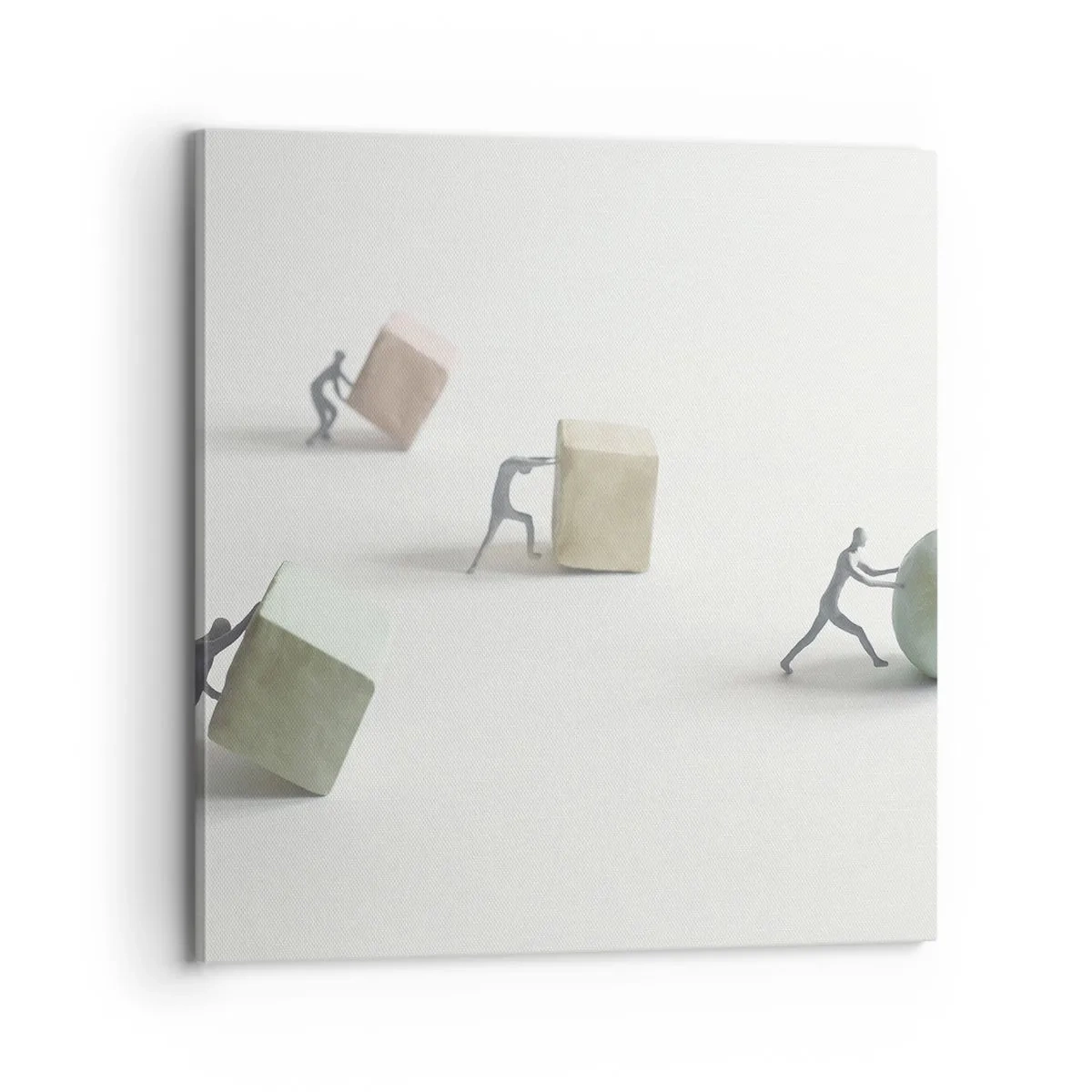 Bild auf Leinwand - Leinwandbild - Pures Leben - 70x70 cm