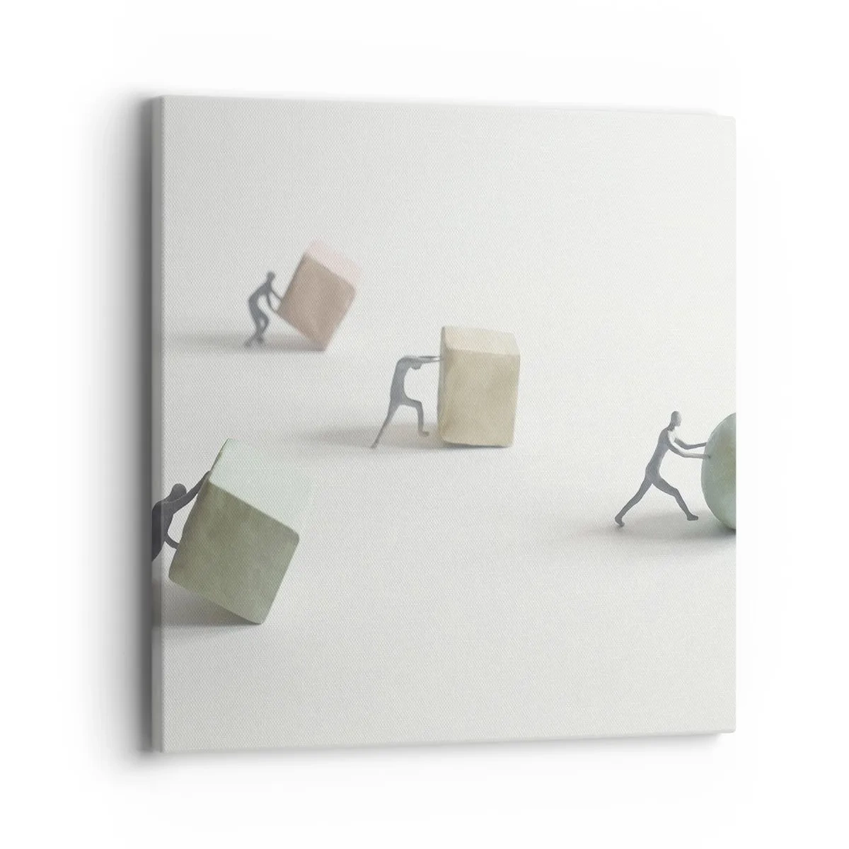 Bild auf Leinwand - Leinwandbild - Pures Leben - 40x40 cm