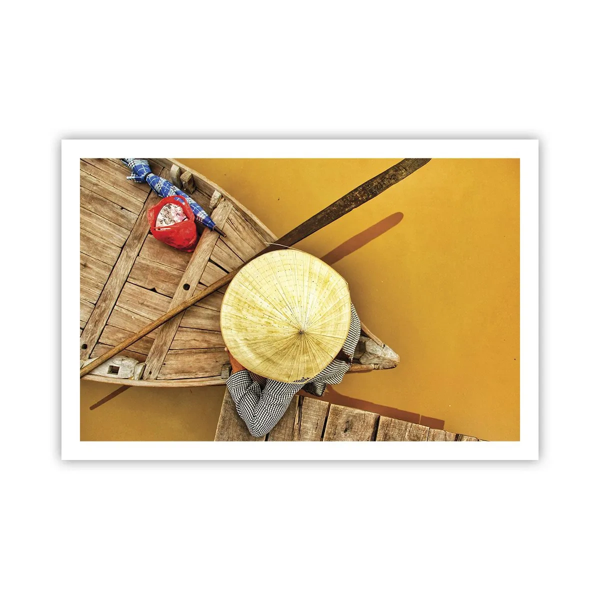 Poster - Leben am Gelben Fluss - 91x61 cm