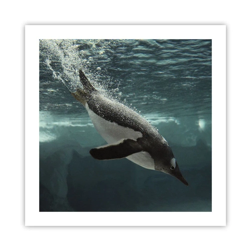 Poster - Willkommen in meiner Welt - 50x50 cm