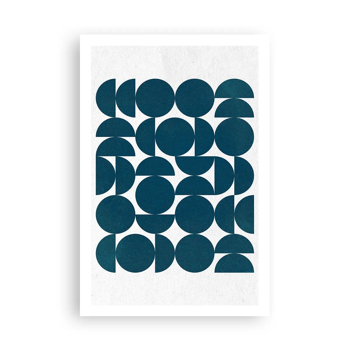 Poster - Kreise und Halbkreise - 61x91 cm