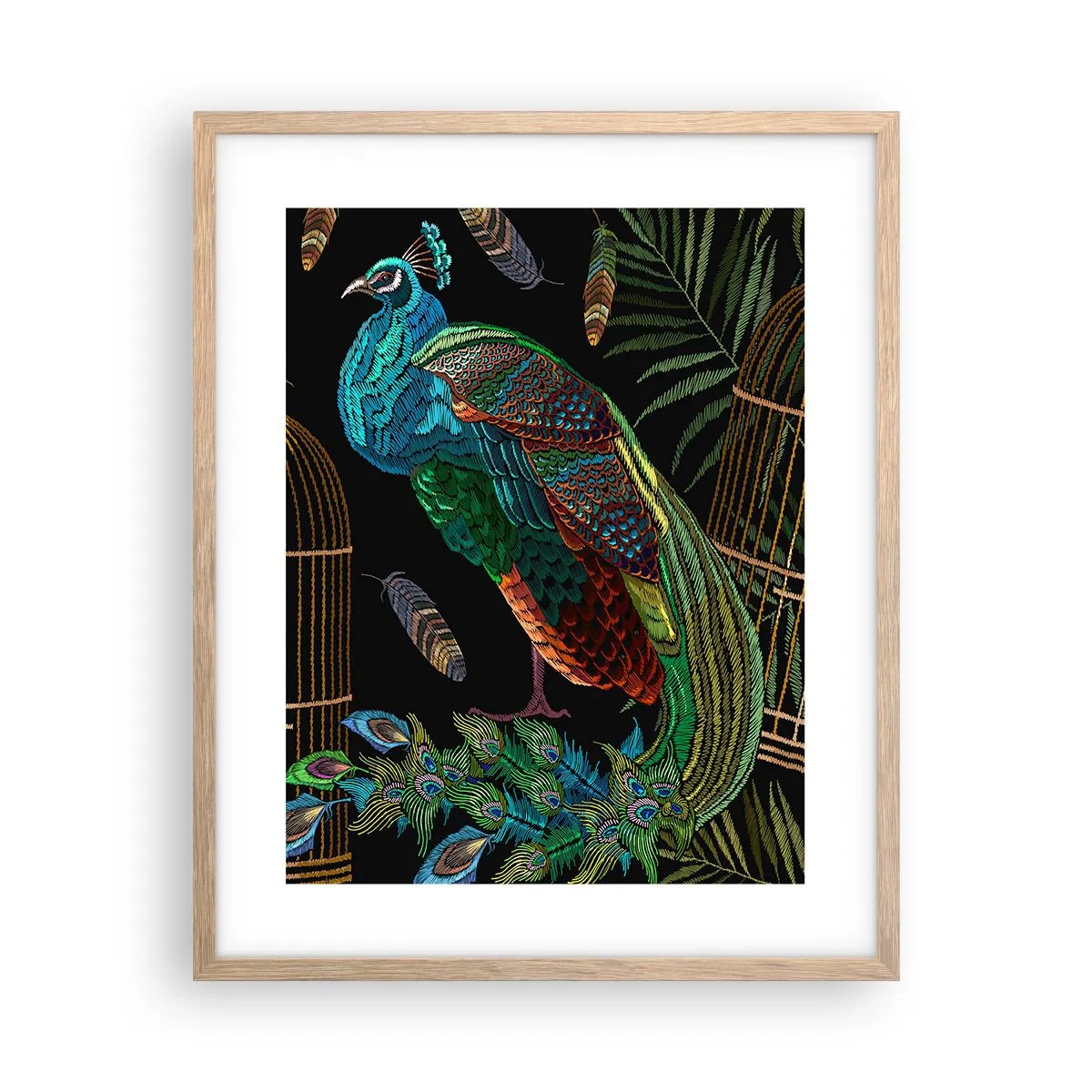 Poster in einem Rahmen aus heller Eiche - In königlichen Gewändern - 40x50 cm