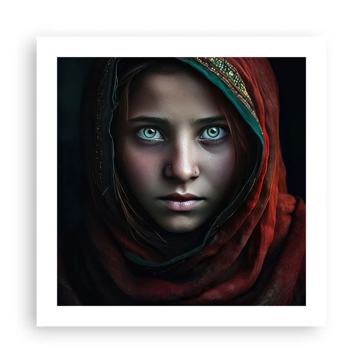 Poster - Prinzessin aus dem Osten - 50x50 cm