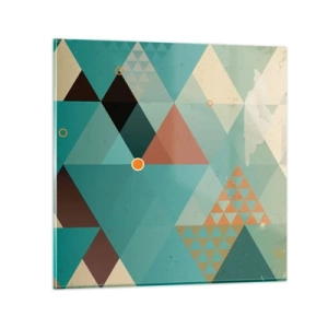 Glasbild - Bild auf glas - Einheit der Vielheit, Vielheit der Einheit - 30x30 cm