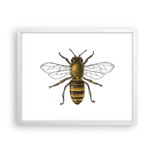 Poster in einem weißen Rahmen - Schön und gut - 50x40 cm