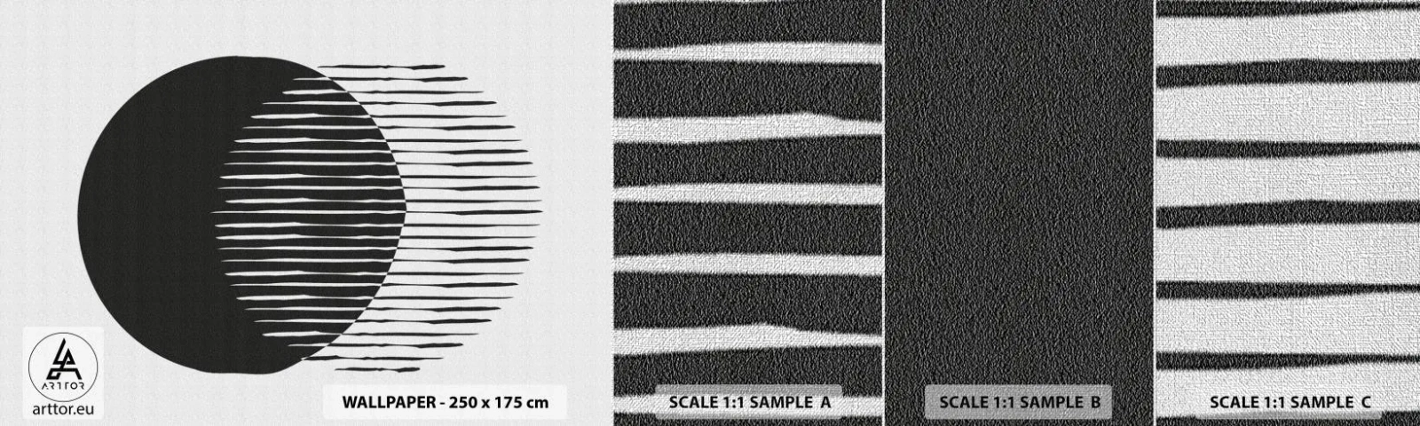 Fototapeten Muster Premium Canvas - Sein Alter Ego - Sonne, Räder, Boho - 100x30 cm