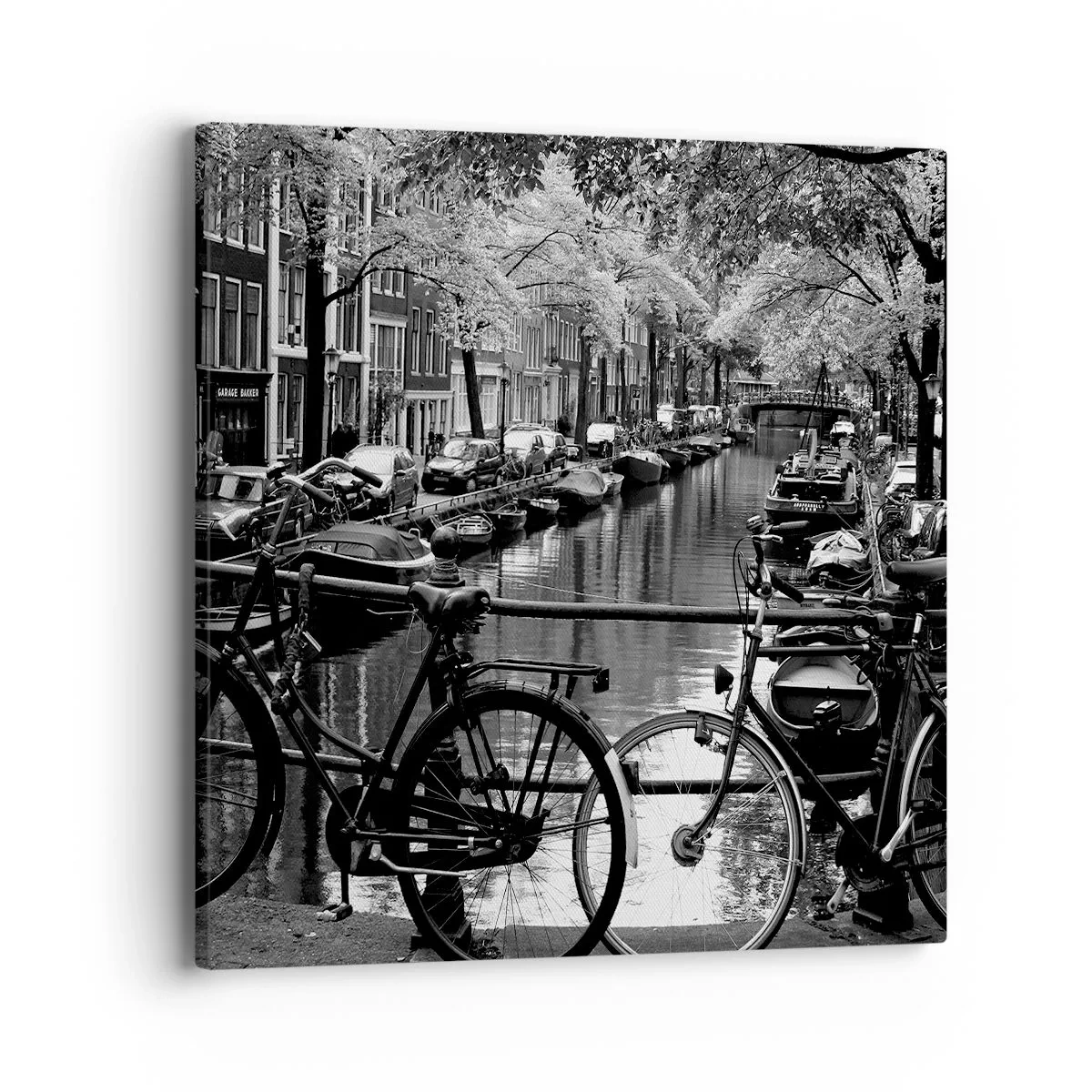 Bild auf Leinwand - Leinwandbild - Ein sehr holländischer Anblick - 40x40 cm