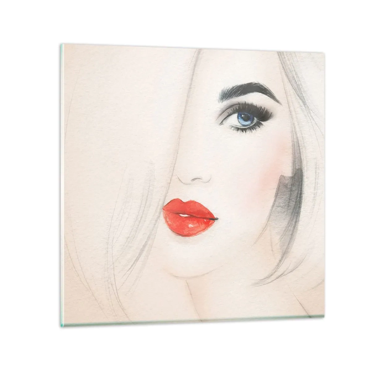 Glasbild - Bild auf glas - Es hypnotisiert und berauscht - 70x70 cm