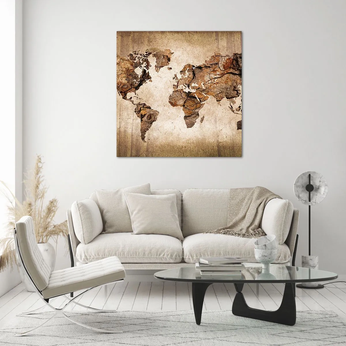 Glasbild - Bild auf glas - Entdeckung der Welt - 70x70 cm