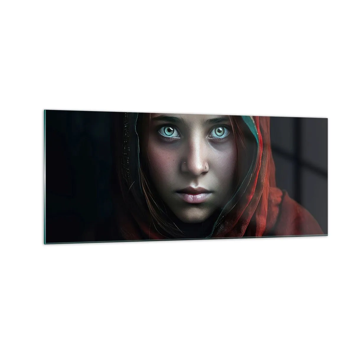 Glasbild - Bild auf glas - Prinzessin aus dem Osten - 100x40 cm