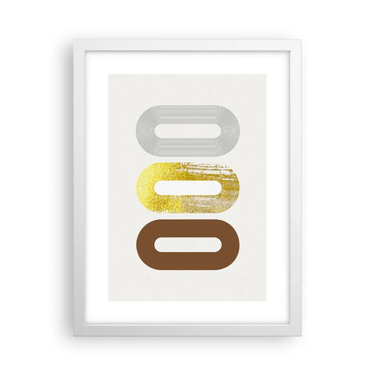 Poster in einem weißen Rahmen - Oooh! - 30x40 cm