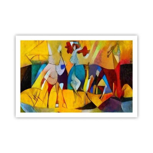 Poster - Sonne - Leben - Freude - 91x61 cm