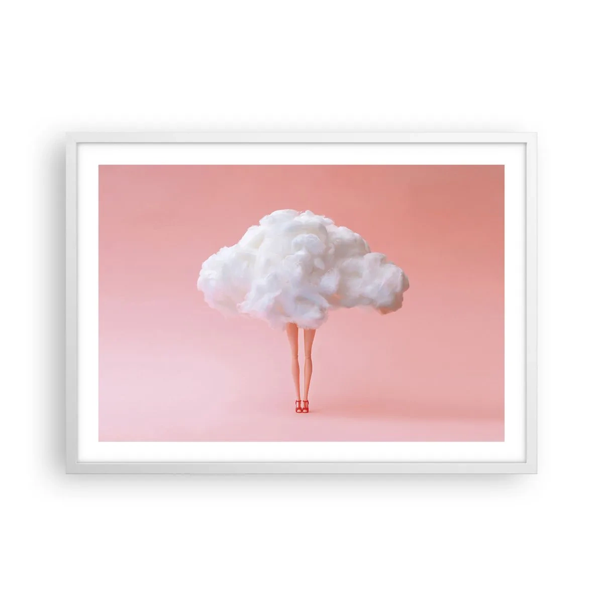 Poster in einem weißen Rahmen - Süßes Versprechen - 70x50 cm