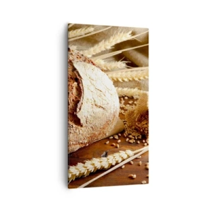 Bild auf Leinwand - Leinwandbild - Appetitanregend, duftend, knackig - 55x100 cm