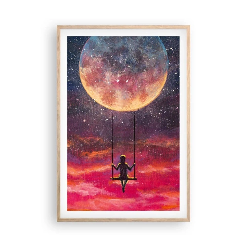 Poster in einem Rahmen aus heller Eiche - Traum - 61x91 cm