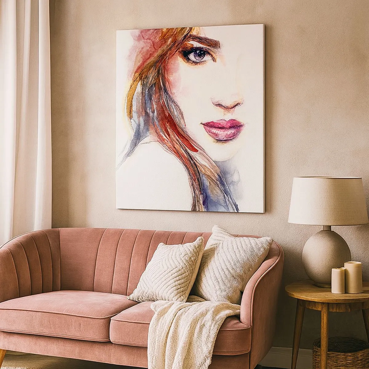 Bild auf Leinwand - Leinwandbild - Vademecum - folge mir - 30x30 cm