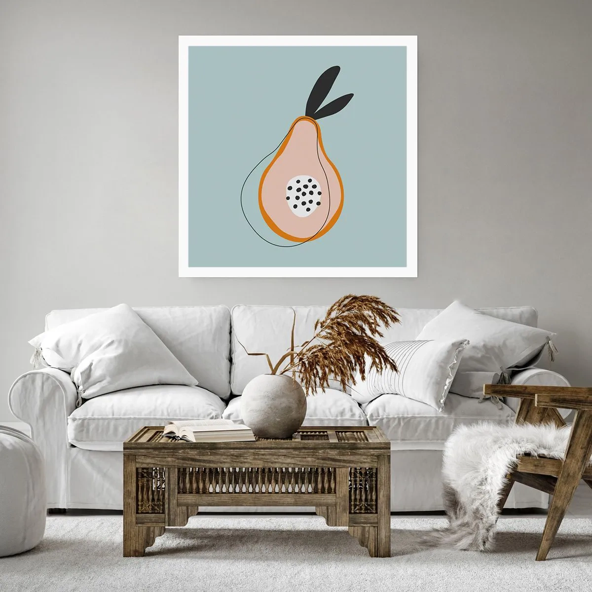 Poster - Durchdringe die Natur der Dinge - 60x60 cm