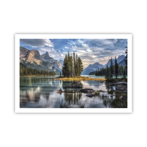 Poster - An dem tollen und sauberen Wasser ... - 91x61 cm