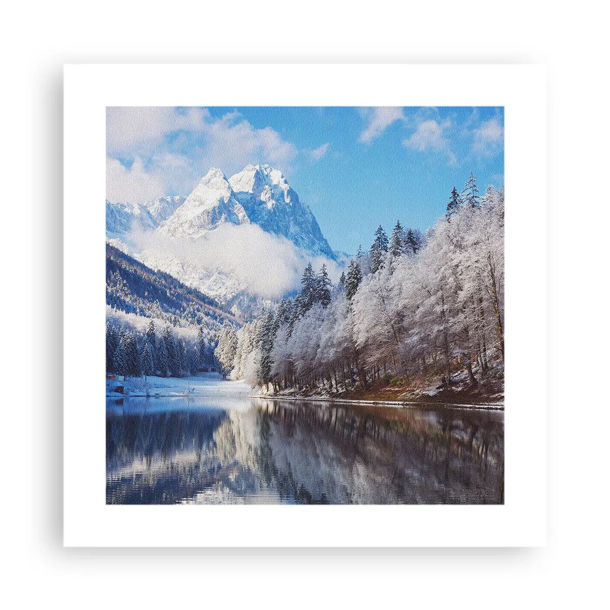 Poster - Schneefang - 40x40 cm