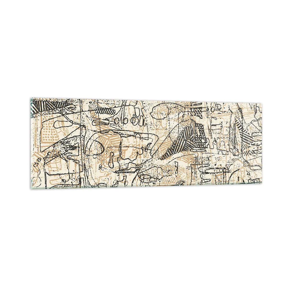 Glasbild - Bild auf glas - Es wartet darauf, entschlüsselt zu werden - 90x30 cm