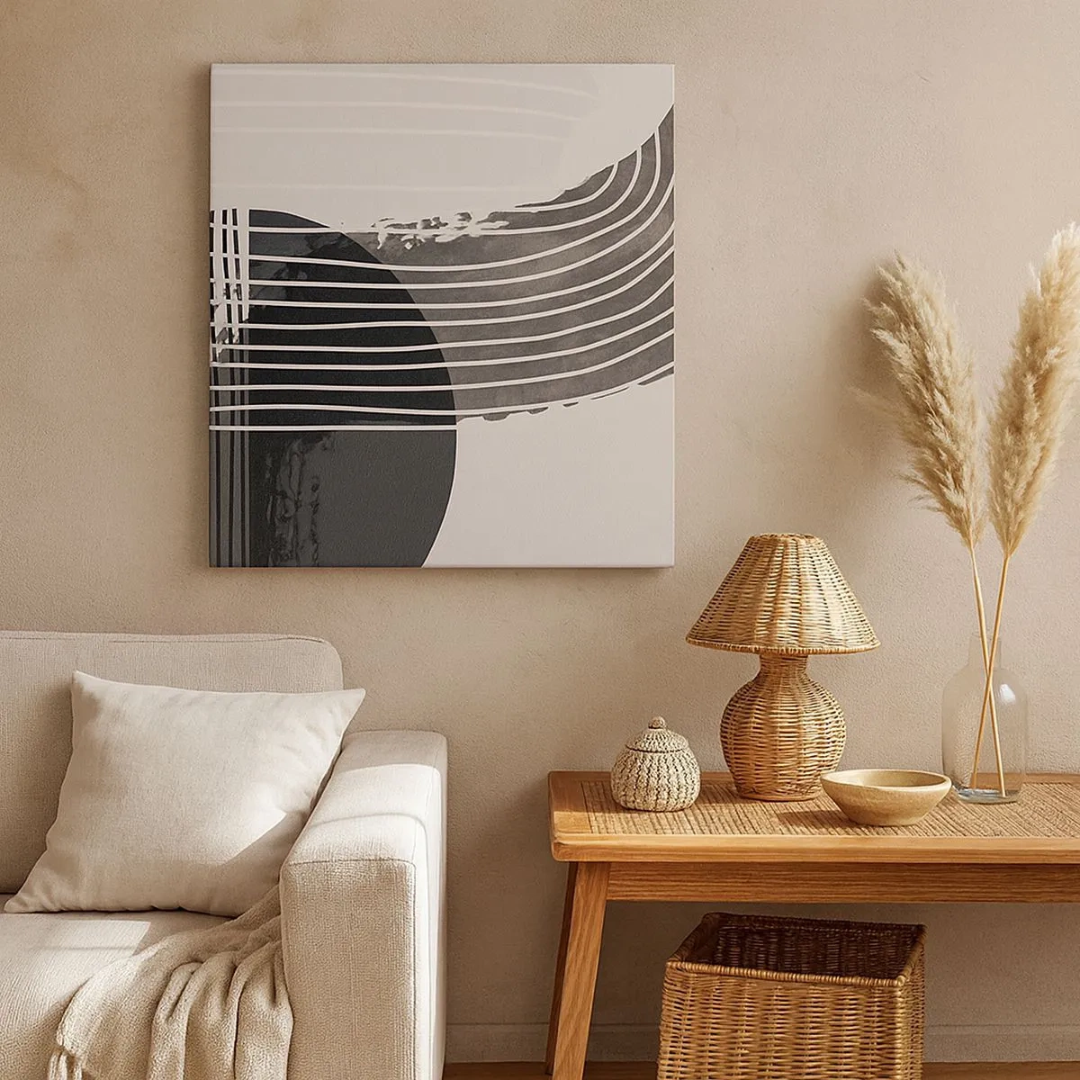 Bild auf Leinwand - Leinwandbild - Hin und zurück - 30x30 cm