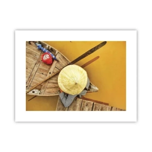 Poster - Leben am Gelben Fluss - 40x30 cm