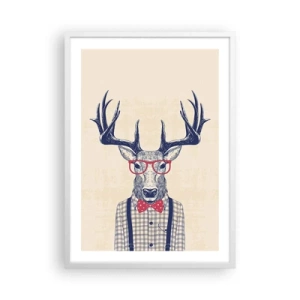 Poster in einem weißen Rahmen - Eine lustige Extravaganz - 50x70 cm