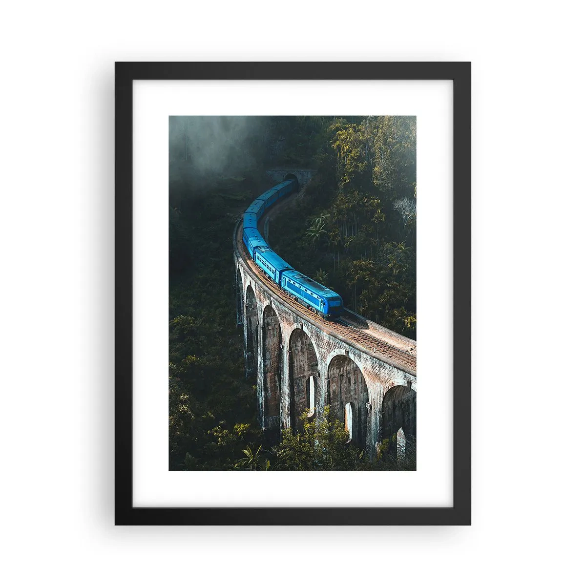 Poster in einem schwarzem Rahmen - Neigung zur Natur - 30x40 cm