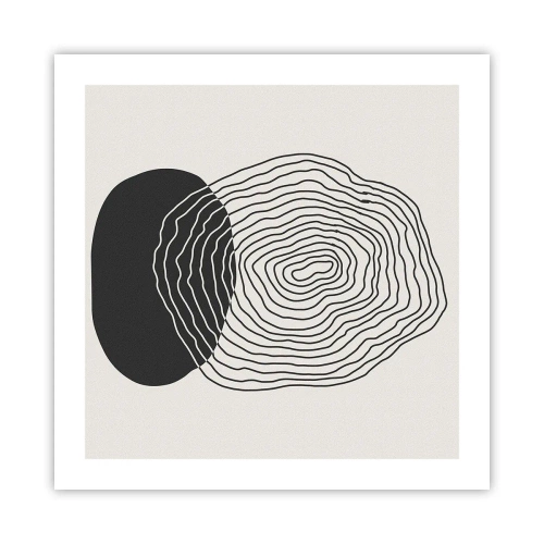 Poster - Dauer und Schwingung - 50x50 cm