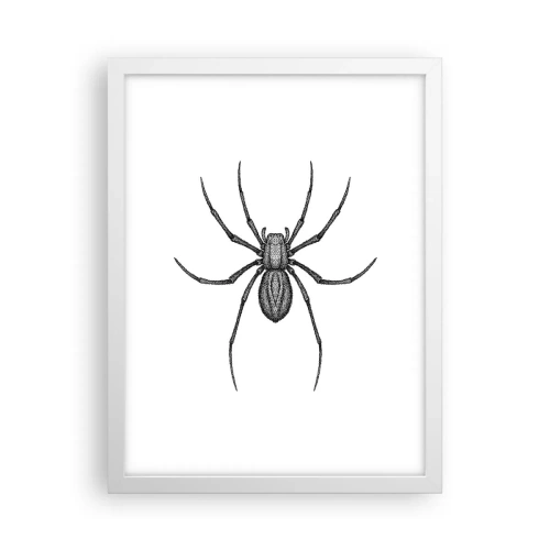 Poster in einem weißen Rahmen - Beunruhigende Präzision - 30x40 cm