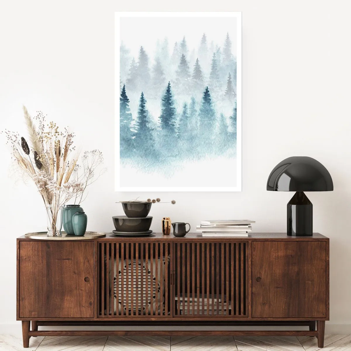 Poster - In Nebel gehüllt - 70x100 cm