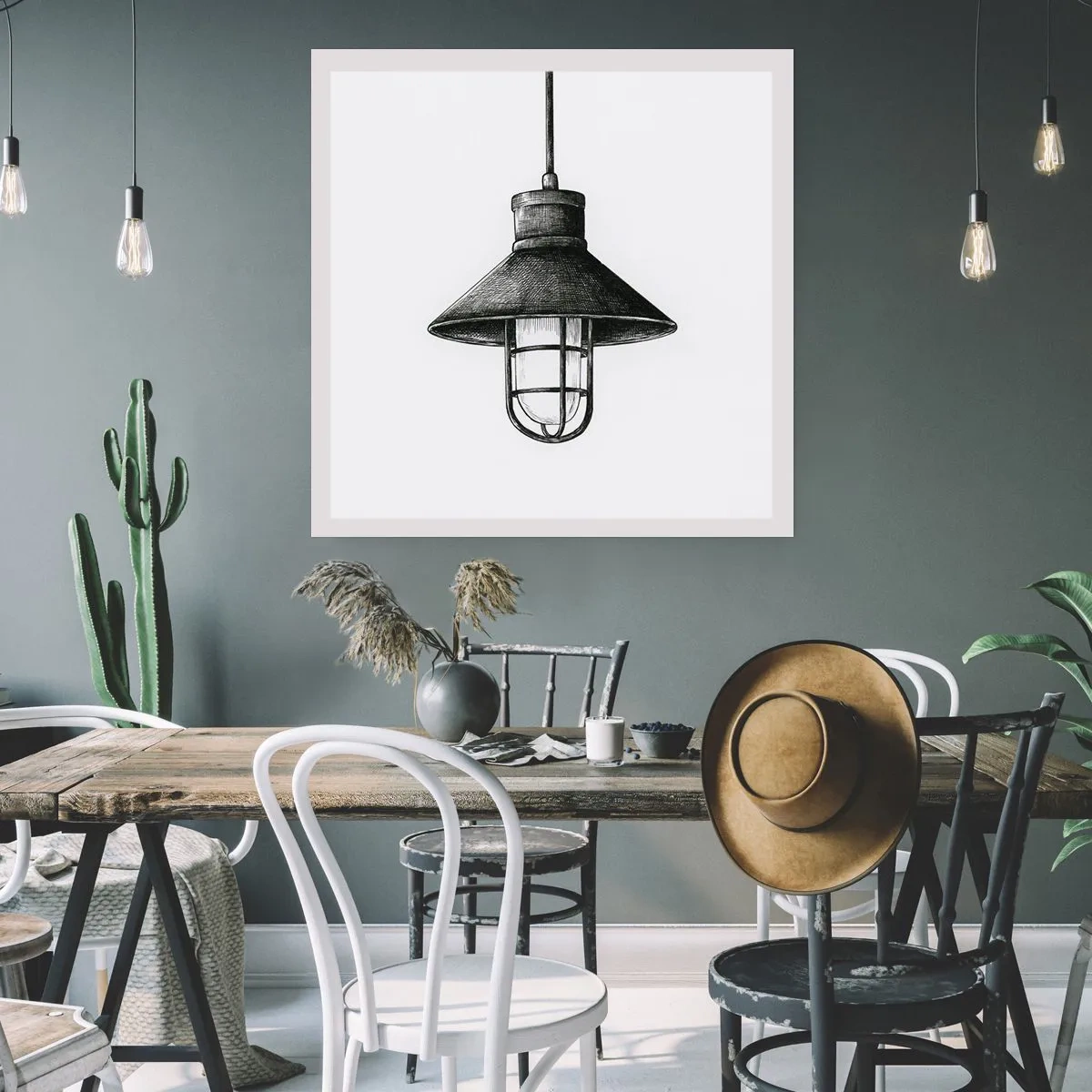 Poster - Wie vor Jahren… - 40x40 cm