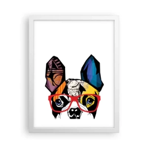 Poster in einem weißen Rahmen - Intellektuelle - 30x40 cm