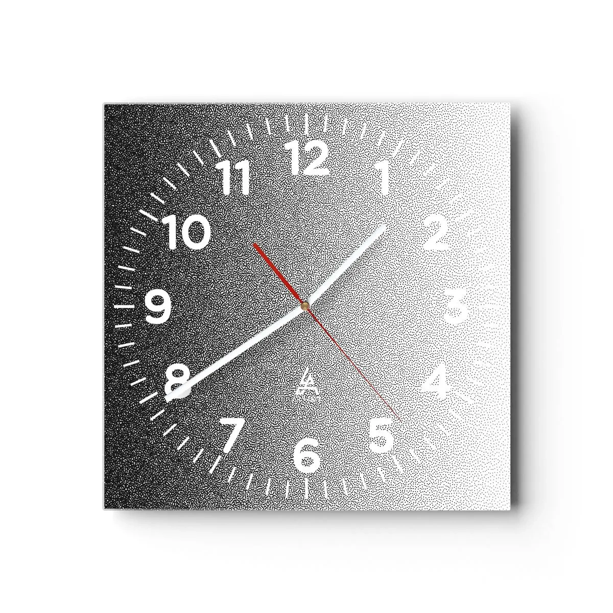 Wanduhr - Glasuhr - Dem Licht entgegen - 30x30 cm