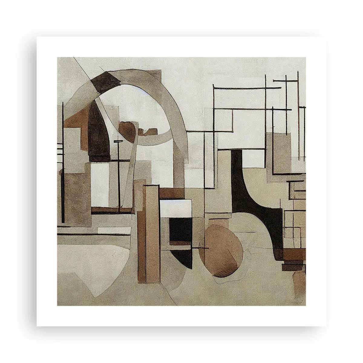 Poster - Stadtbild 2.0 - 50x50 cm