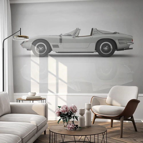 Selbstklebende Fototapete Deluxe Sticker - Spaß versprochen - Sportwagen, Cabriolet, Automobil - 300x210 cm