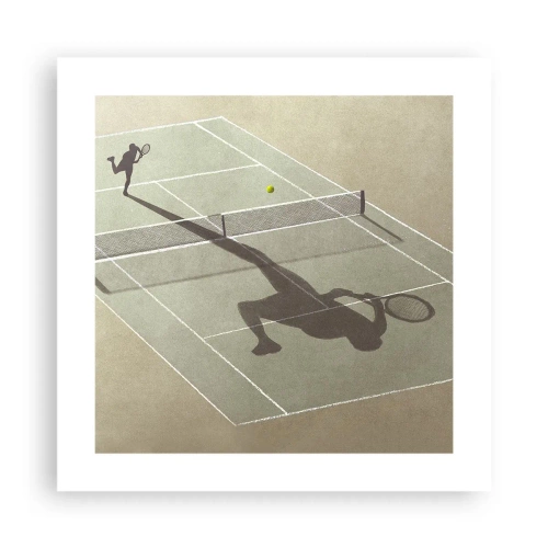 Poster - Überwinde dich selbst - 40x40 cm