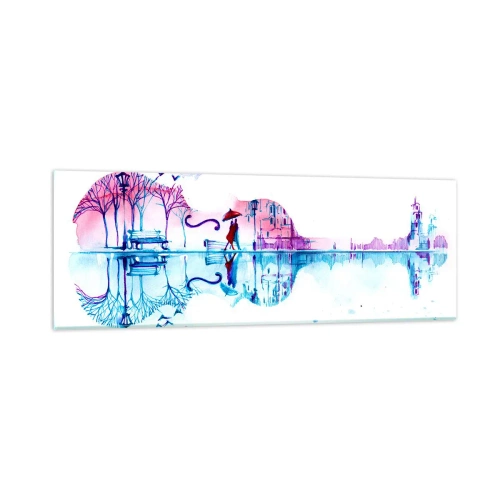 Glasbild - Bild auf glas - Ich bringe dir ein paar Regenbögen - 90x30 cm