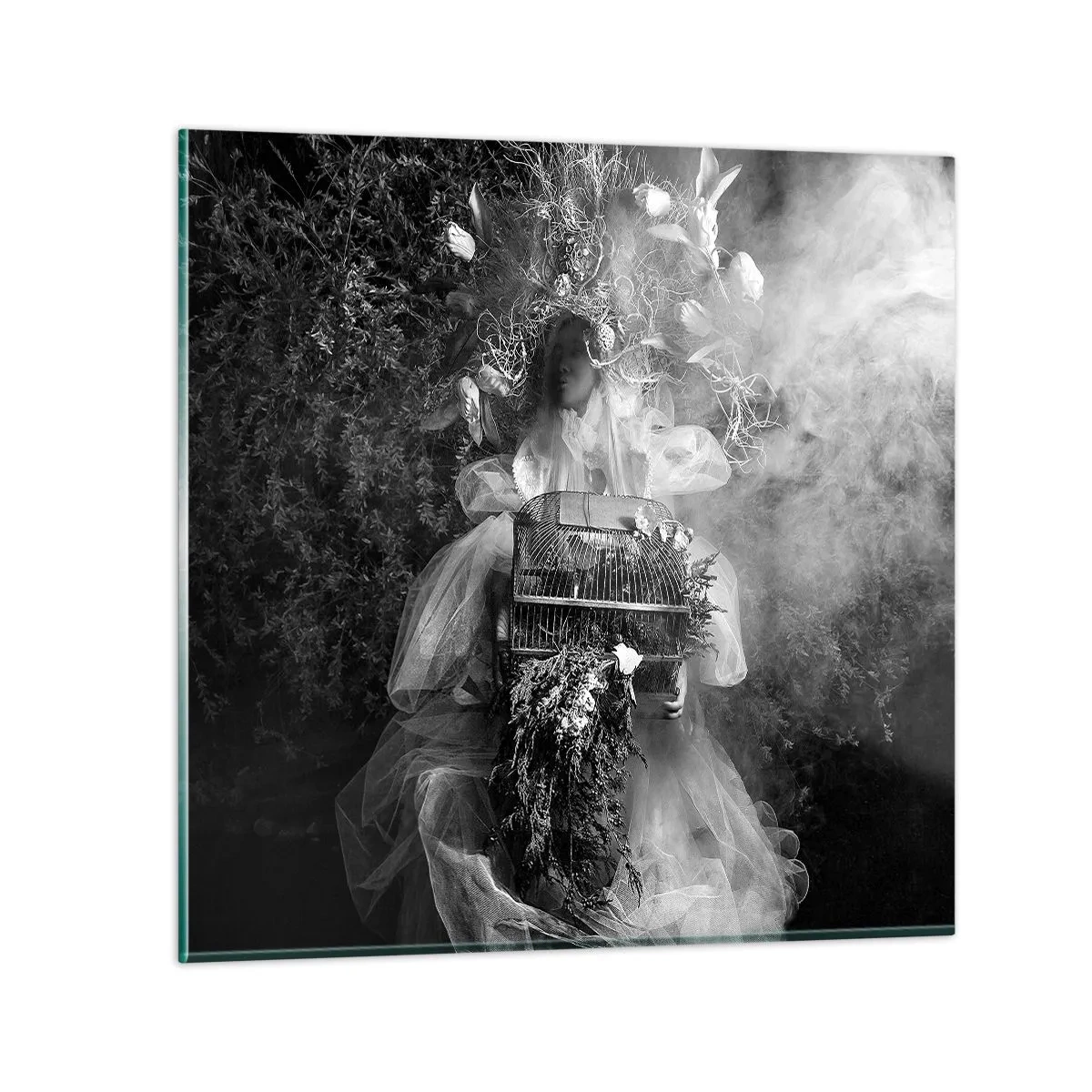 Glasbild - Bild auf glas - Mutter selbst - Natur - 30x30 cm