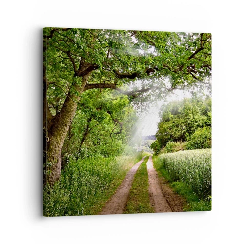 Bild auf Leinwand - Leinwandbild - Et in Arcadia ego - 30x30 cm