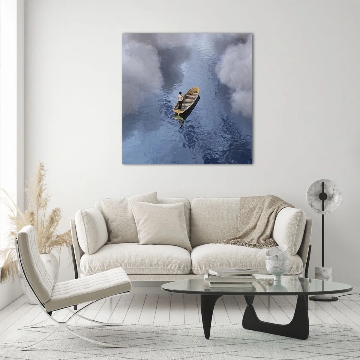 Glasbild - Bild auf glas - Leben – Reise – unbekannt - 70x70 cm